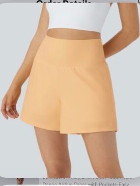 NWT halara Women’s High-Waist Peach Active Shorts